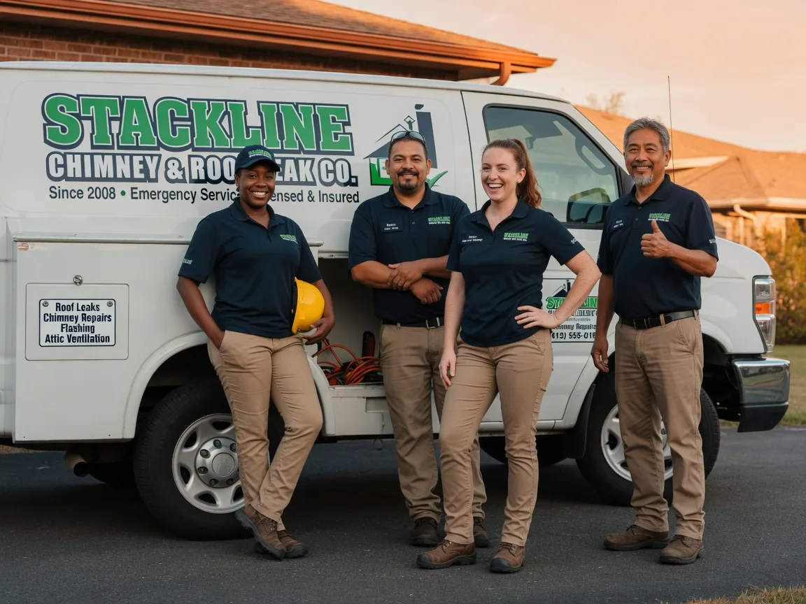 Chimney flashing repair company in Larkspur, CA